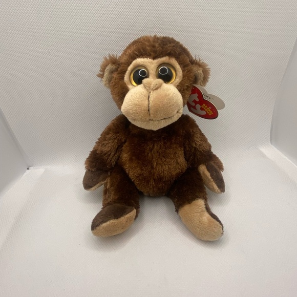 Ty Brown and Tan Monkey Plush - Vines - Picture 1 of 5